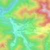 La Combe topographic map, elevation, terrain