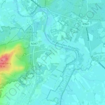 Archem topographic map, elevation, terrain