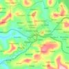 Lugazi topographic map, elevation, terrain