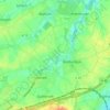 Stessen topographic map, elevation, terrain
