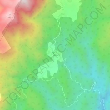 Ballık topographic map, elevation, terrain