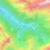 L'Érigné Derrière topographic map, elevation, terrain