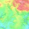 Coëtven topographic map, elevation, terrain