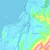 Kinarut topographic map, elevation, terrain