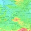 Swindon topographic map, elevation, terrain