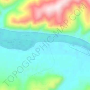 Coffee Creek topographic map, elevation, terrain