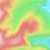 Hartside topographic map, elevation, terrain