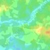 Amont topographic map, elevation, terrain