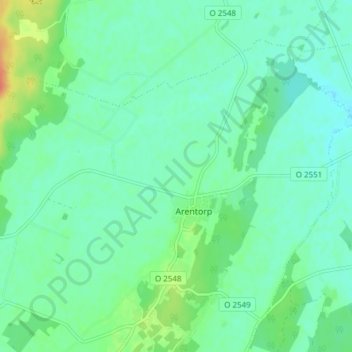 Kedum topographic map, elevation, terrain