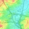 Karoxbostel topographic map, elevation, terrain