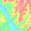 杨家沟 topographic map, elevation, terrain