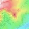 Puy de Chambourguet topographic map, elevation, terrain