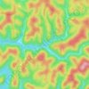 Brabant topographic map, elevation, terrain