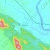 Jaduguda topographic map, elevation, terrain