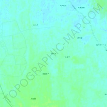 Talagai topographic map, elevation, terrain