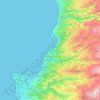 Jounieh topographic map, elevation, terrain