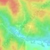 Yalinga topographic map, elevation, terrain