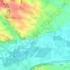 Inkofen topographic map, elevation, terrain