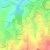 L'Amoureux topographic map, elevation, terrain