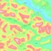 板么屯 topographic map, elevation, terrain