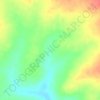 Agor topographic map, elevation, terrain