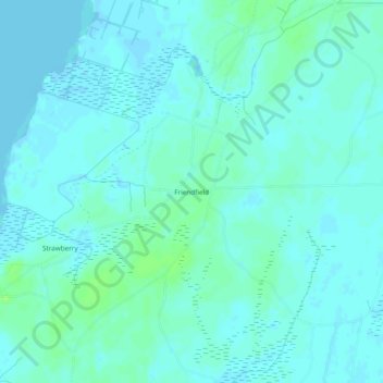 Friendfield topographic map, elevation, terrain