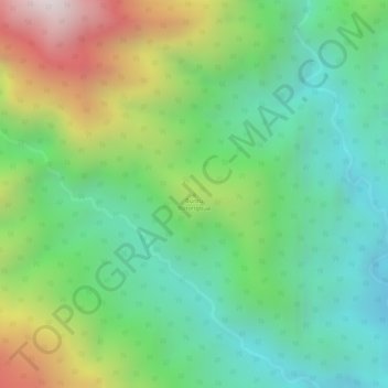Buntu Borongbua topographic map, elevation, terrain