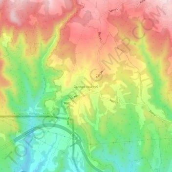 Sotira Lemesou topographic map, elevation, terrain