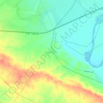 Khamat topographic map, elevation, terrain