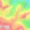 Crête du Sal topographic map, elevation, terrain