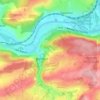 Les Tris topographic map, elevation, terrain