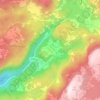 Helgeland topographic map, elevation, terrain
