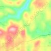 Stanton Corner topographic map, elevation, terrain