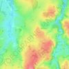 Angly topographic map, elevation, terrain