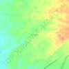 La Fortuna topographic map, elevation, terrain