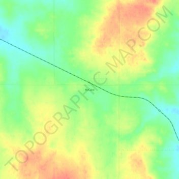 McCabe topographic map, elevation, terrain