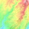 La Cristalina topographic map, elevation, terrain