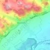 Wojcieszyce Dolne topographic map, elevation, terrain