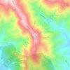 摩天岭 topographic map, elevation, terrain