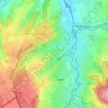 Schweiberg topographic map, elevation, terrain
