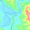 Nunuk Ragang topographic map, elevation, terrain