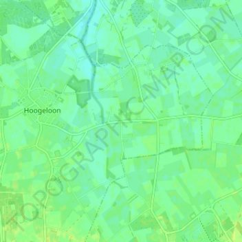Heuvel topographic map, elevation, terrain