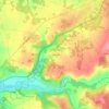 La Quérillère topographic map, elevation, terrain