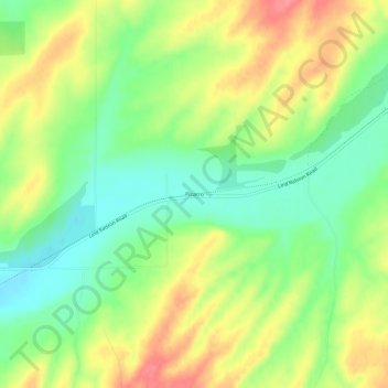 Pizarro topographic map, elevation, terrain