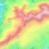 Passo delle Selle topographic map, elevation, terrain