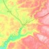 Nongstoin topographic map, elevation, terrain