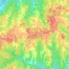 Keeling topographic map, elevation, terrain