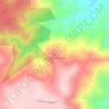 Misty Mountain topographic map, elevation, terrain