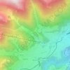 En Davos topographic map, elevation, terrain
