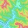 八供 topographic map, elevation, terrain